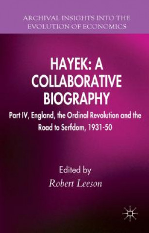 Książka Hayek: A Collaborative Biography Robert Leeson