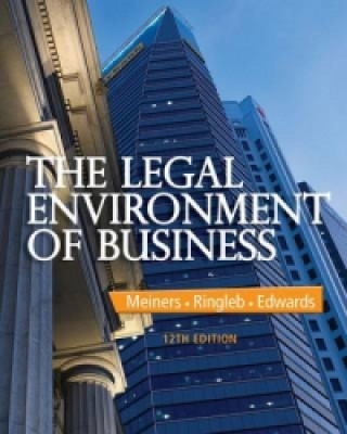 Kniha Legal Environment of Business Roger E. Meiners
