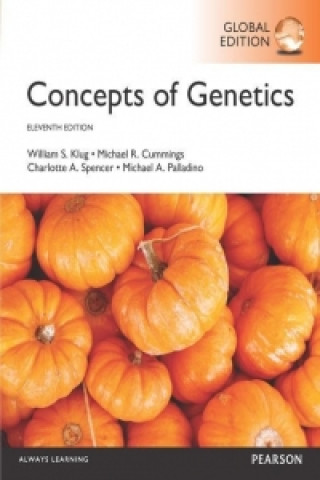 Kniha Concepts of Genetics, Global Edition + Mastering Genetics without Pearson eText William S. Klug