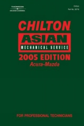 Book Chilton Asian Volume 1 Mechanical Service 2005 Edition Chilton