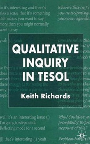 Libro Qualitative Inquiry in TESOL K. Richards