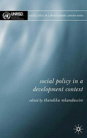 Boek Social Policy in a Development Context T. Mkandawire