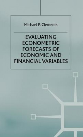 Könyv Evaluating Econometric Forecasts of Economic and Financial Variables Michael Clements