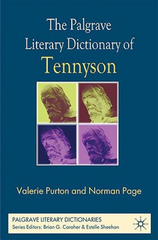 Kniha Palgrave Literary Dictionary of Tennyson Valerie Purton