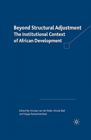 Kniha Beyond Structural Adjustment Nicolas Van De Walle