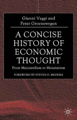 Kniha Concise History of Economic Thought Gianni Vaggi