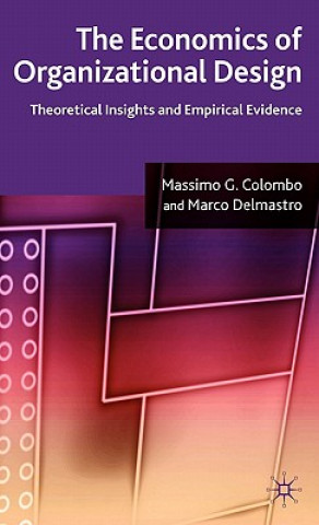 Kniha Economics of Organizational Design Marco Delmastro