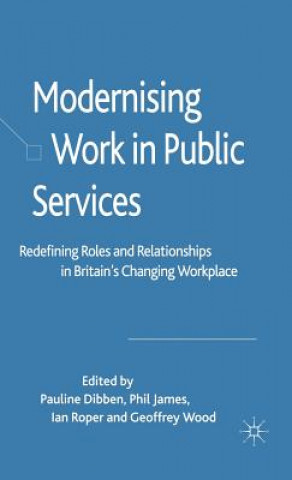 Kniha Modernising Work in Public Services Geoffrey E. Wood