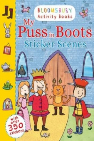 Könyv My Puss In Boots Sticker Scenes 