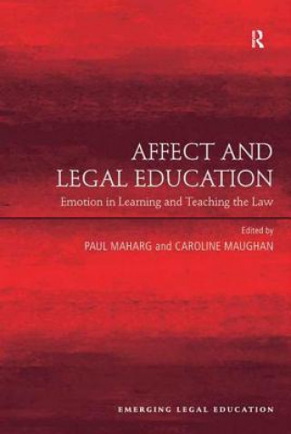 Buch Affect and Legal Education Paul Maharg