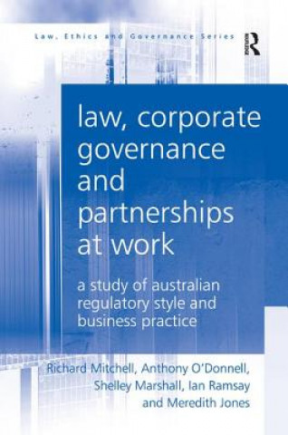 Kniha Law, Corporate Governance and Partnerships at Work Anthony O'Donnell