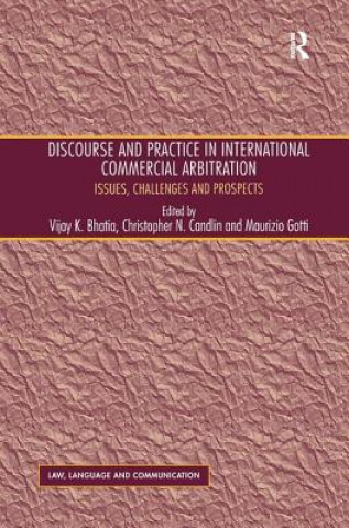 Knjiga Discourse and Practice in International Commercial Arbitration Maurizio Gotti