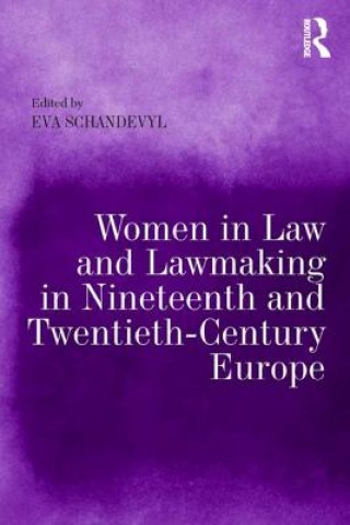 Könyv Women in Law and Lawmaking in Nineteenth and Twentieth-Century Europe 
