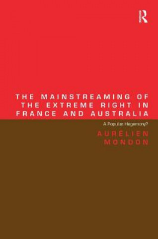 Kniha Mainstreaming of the Extreme Right in France and Australia Aurelien Mondon