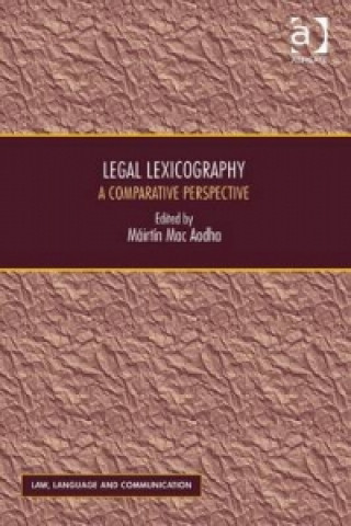 Книга Legal Lexicography Mairtin Mac Aodha