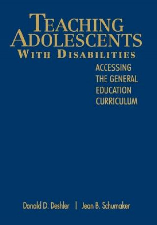 Kniha Teaching Adolescents With Disabilities: Don Deshler