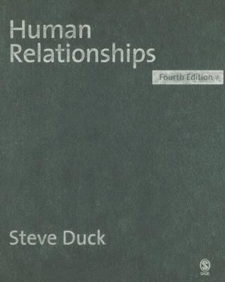 Book Human Relationships Steve Duck