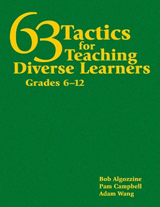 Książka 63 Tactics for Teaching Diverse Learners, Grades 6-12 Bob Algozzine