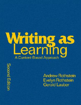 Livre Writing as Learning Andrew S. Rothstein