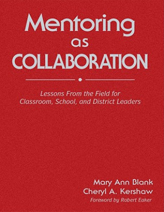 Kniha Mentoring as Collaboration Mary Ann Blank