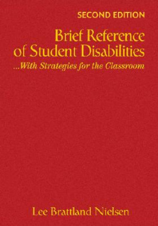 Knjiga Brief Reference of Student Disabilities Lee Brattland Nielsen