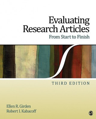 Carte Evaluating Research Articles From Start to Finish Ellen R. Girden