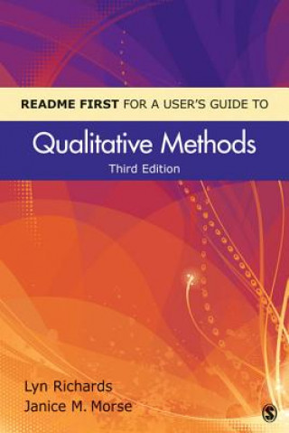 Könyv README FIRST for a User's Guide to Qualitative Methods Lyn Richards