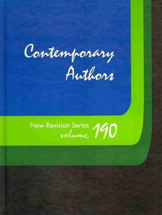 Kniha Contemporary Authors New Revision Series Gale Cengage Publishing