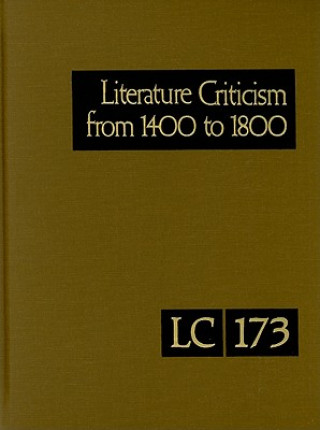 Buch Literature Criticism from 1400 to 1800, Volume 173 Thomas J. Schoenberg