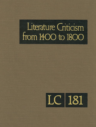 Книга Lit Crit 1400-1800 181 Gale