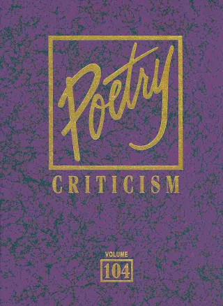 Könyv Poetry Criticism Gale