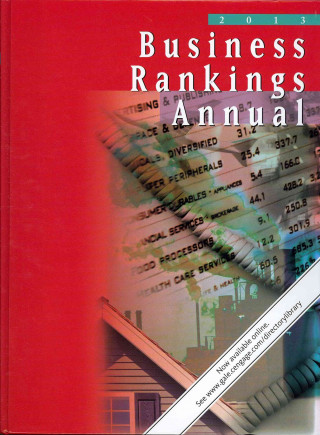 Книга Business Rankings Annual 4 Volume Set Gale Cengage Learning