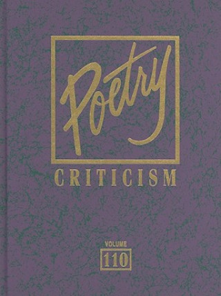 Książka Poetry Criticism, Volume 110 Michelle Lee