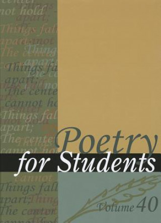 Carte Poetry for Students David J. Kelly