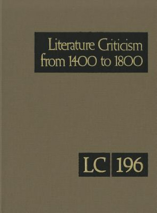 Buch Literature Criticism from 1400-1800 Gale Editor