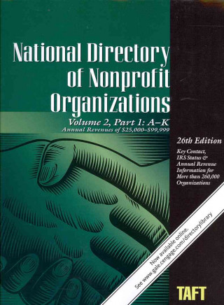 Könyv National Directory of Nonprofit Organizations Set Taft Group