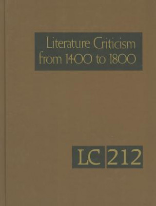 Könyv Literature Criticism from 1400-1800 Gale