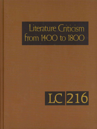 Kniha Literature Criticism from 1400-1800 Gale Editor