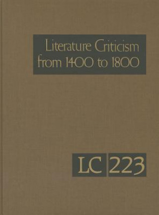 Könyv Literature Criticism from 1400-1800 Lawrence J. Trudeau