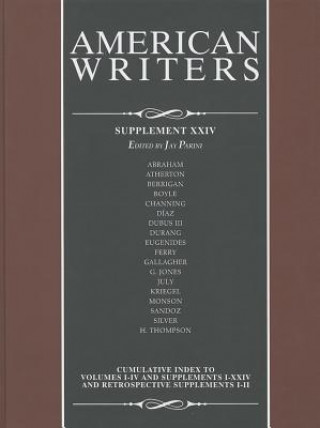 Knjiga American Writers, Supplement XXIV Charles Scribner &. Sons