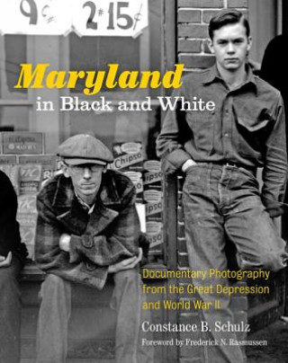 Carte Maryland in Black and White Constance B. Schulz