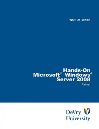 Book Hands-On Microsoft Windows Server 2008 + DVD Palmer