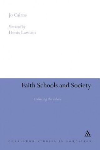 Könyv Faith Schools and Society Jo Cairns