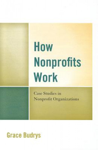 Kniha How Nonprofits Work Grace Budrys