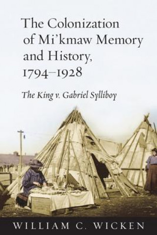 Könyv Colonization of Mi'kmaw Memory and History, 1794-1928 William C. Wicken