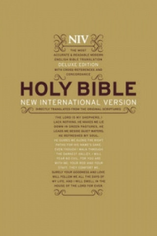 Книга NIV Deluxe Hardback Bible New International Version