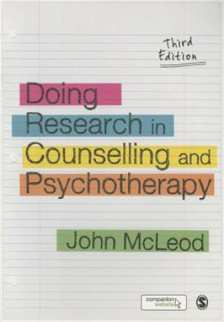 Kniha Doing Research in Counselling and Psychotherapy John McLeod