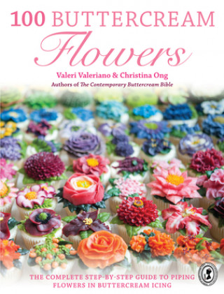 Könyv 100 Buttercream Flowers Valeri Valeriano