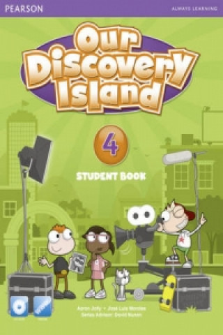 Livre Our Discovery Island American Edition Students' Book with CD-rom 4 Pack Aaron Jolly