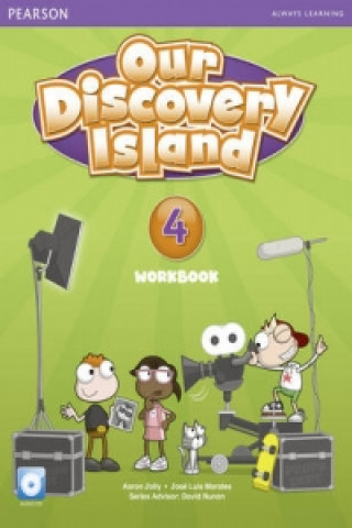 Carte Our Discovery Island American Edition Workbook with Audio CD 4 Pack Aaron Jolly